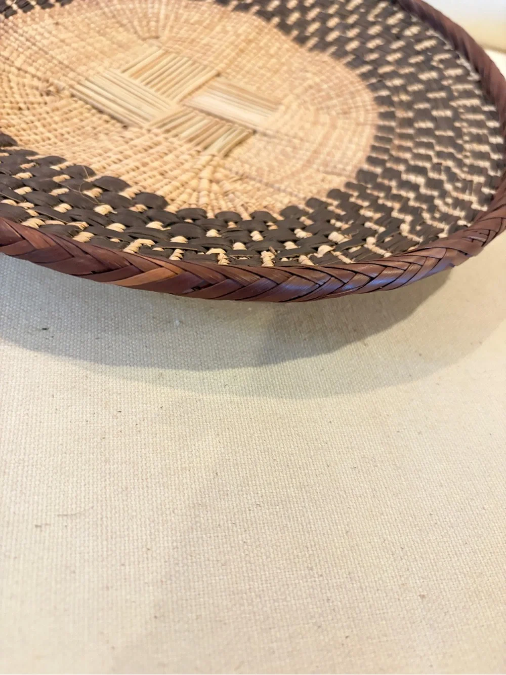 NEW Africa Woven Basket. Made by the Binga people of Zambia/Zimbabwe